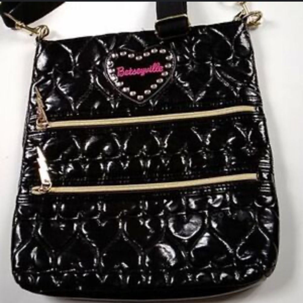 Betseyuille Vintage crossbody Black Bag